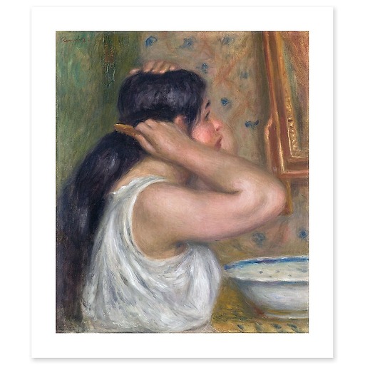 La Toilette: femme se peignant (art prints)