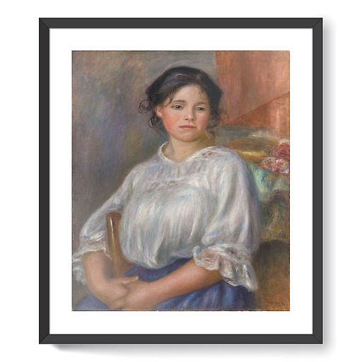 Jeune fille assise (framed art prints)