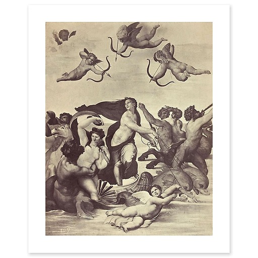 Raphaël, triomphe de Galatée à la Farnésine (canvas without frame)
