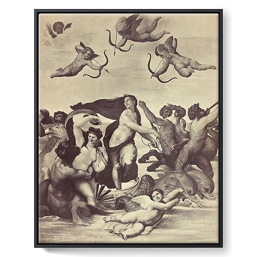 Raphaël, triomphe de Galatée à la Farnésine (framed canvas)