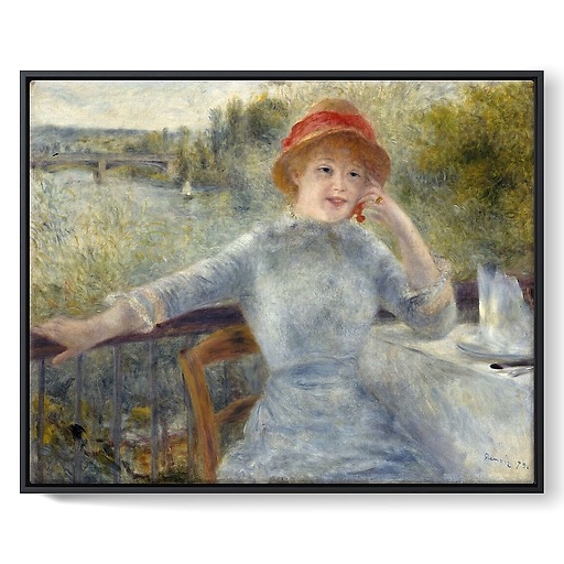 Alphonsine Fournaise (framed canvas)