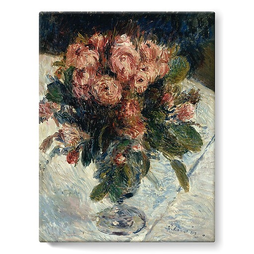 Roses mousseuses (stretched canvas)