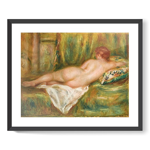 Nu couché, vu de dos ou Le Repos après le bain (framed art prints)