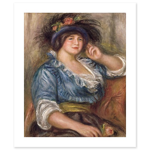 Colonna Romano ou Jeune femme à la rose (affiches d'art)