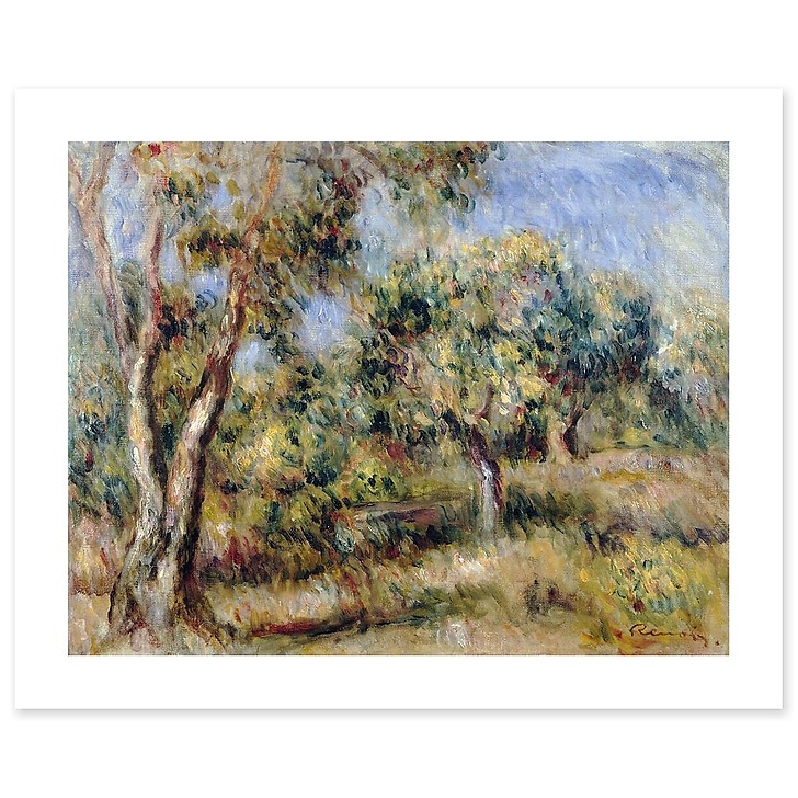 Paysage de Cagnes (canvas without frame)
