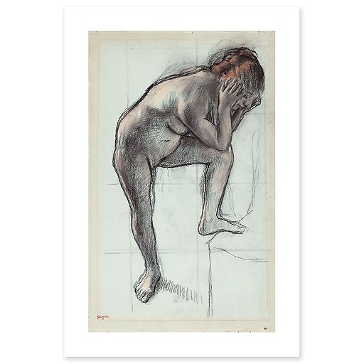 Femme nue debout (affiches d'art)