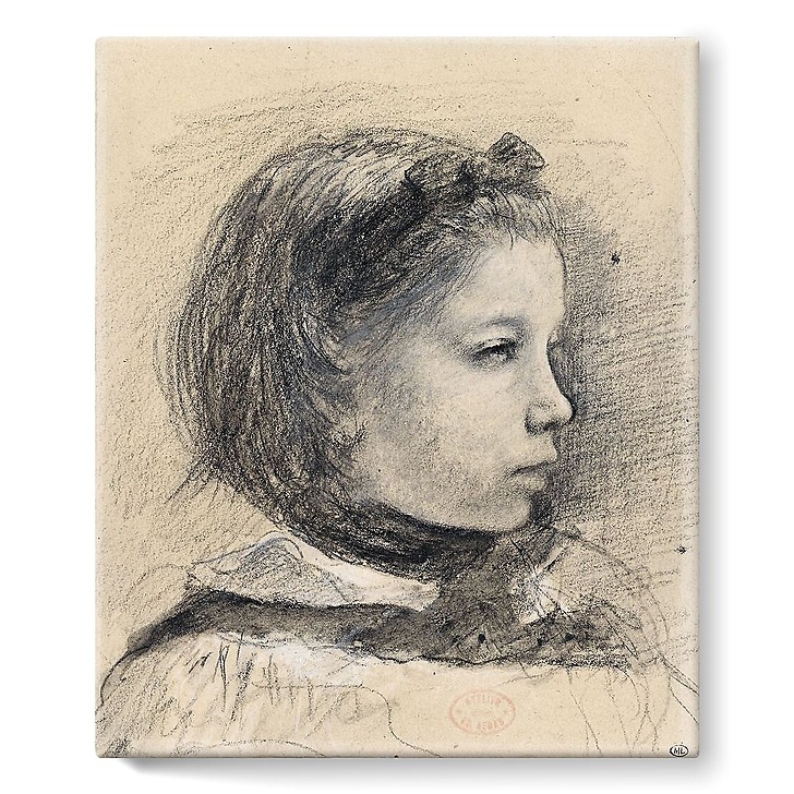 Giulia Bellelli, étude pour Portrait de famille, dit aussi La Famille Bellelli (stretched canvas)