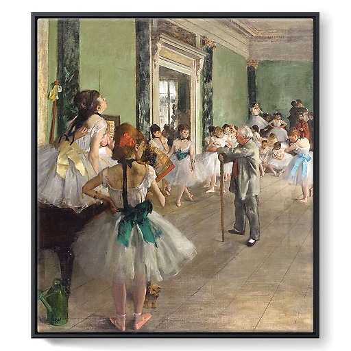La Classe de danse (framed canvas)