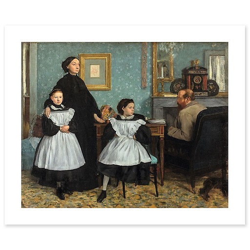 Portrait de famille, dit aussi La Famille Bellelli (canvas without frame)