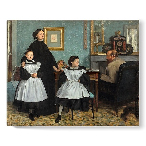 Portrait de famille, dit aussi La Famille Bellelli (stretched canvas)