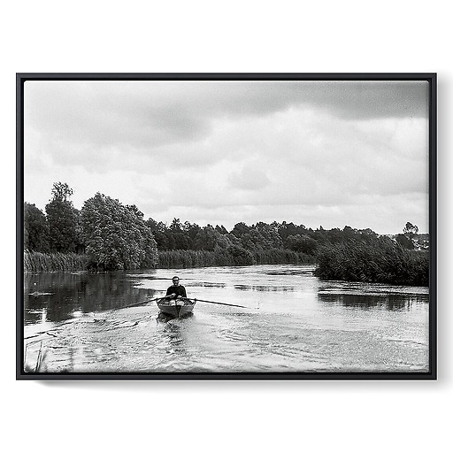 La Seine à Champrosay (détail) (framed canvas)
