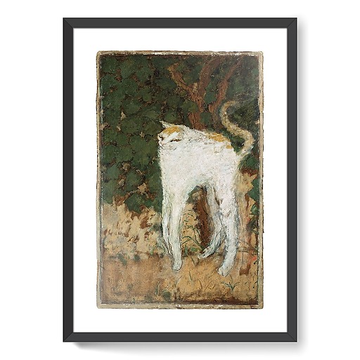 Le Chat blanc (détail) (framed art prints)