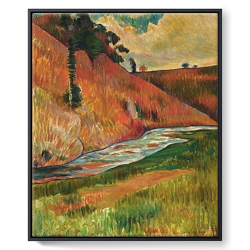 Paysage (détail) (framed canvas)