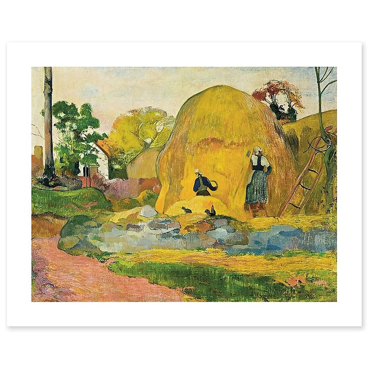 Les Meules jaunes, dit aussi La Moisson blonde (détail) (affiches d'art)