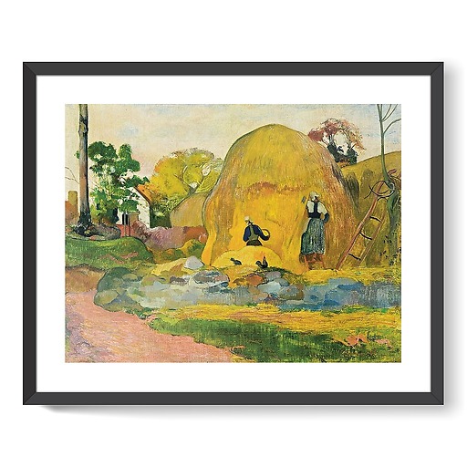 Les Meules jaunes, dit aussi La Moisson blonde (détail) (framed art prints)