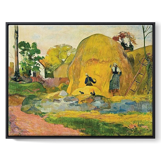 Les Meules jaunes, dit aussi La Moisson blonde (détail) (framed canvas)