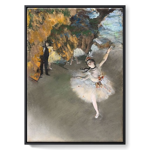 Ballet, dit aussi L'Étoile (framed canvas)
