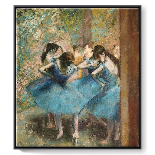Danseuses bleues (framed canvas)