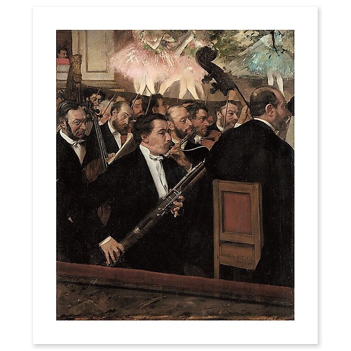 L'Orchestre de l'Opéra (canvas without frame)