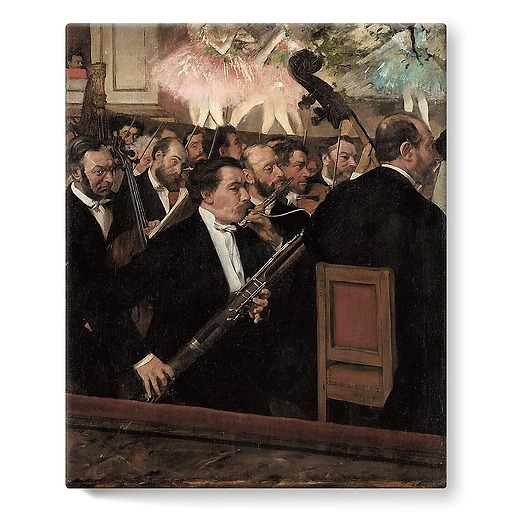 L'Orchestre de l'Opéra (stretched canvas)