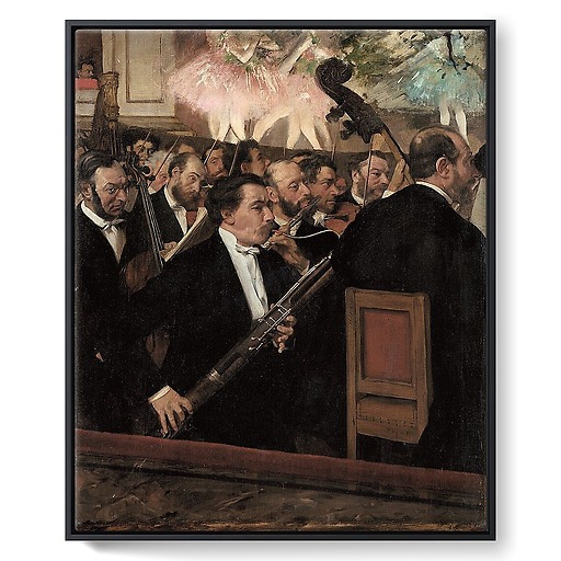 L'Orchestre de l'Opéra (framed canvas)