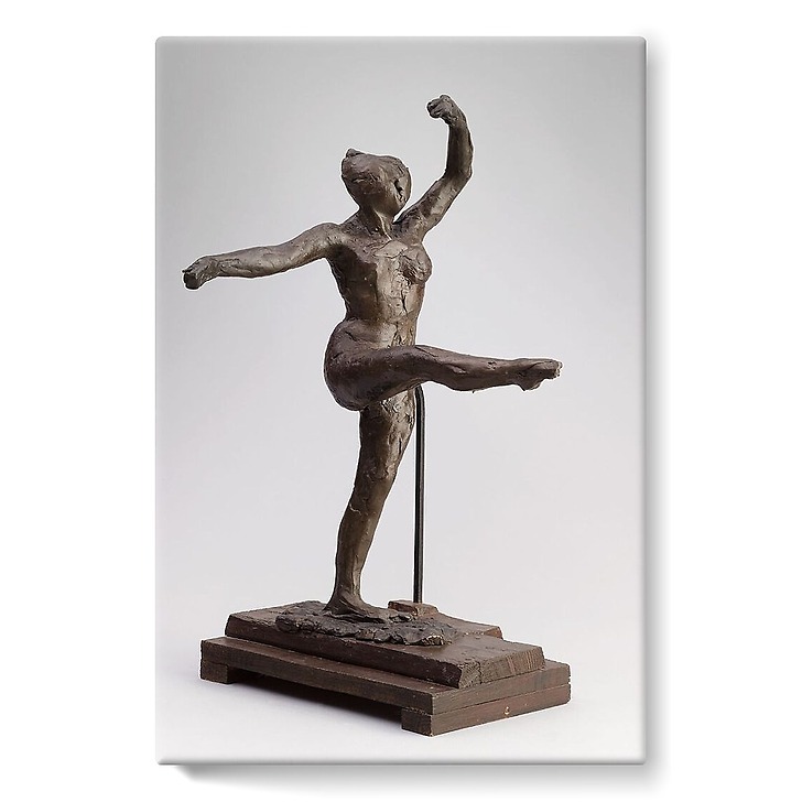 Danseuse regardant la plantede son pied droit (stretched canvas)