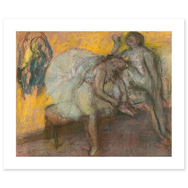 Deux danseuses au repos (toiles sans cadre)