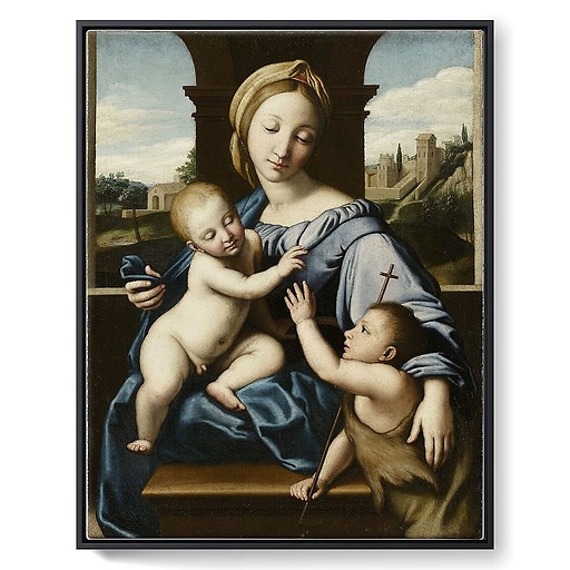 La Vierge à l'Enfant avec saint Jean (toiles encadrées)