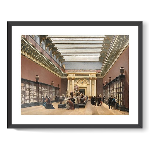 Musée Napoléon III. Salle des terres cuites au Louvre (affiches d'art encadrées)