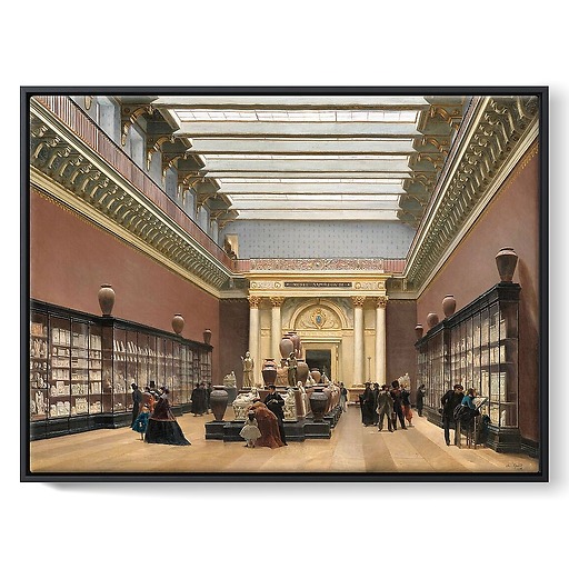 Musée Napoléon III. Salle des terres cuites au Louvre (framed canvas)