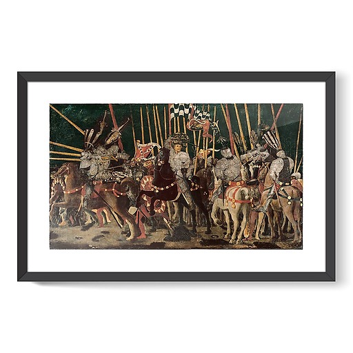 La Bataille de San Romano : la contre-attaque de Micheletto Attendolo da Cottignola (framed art prints)