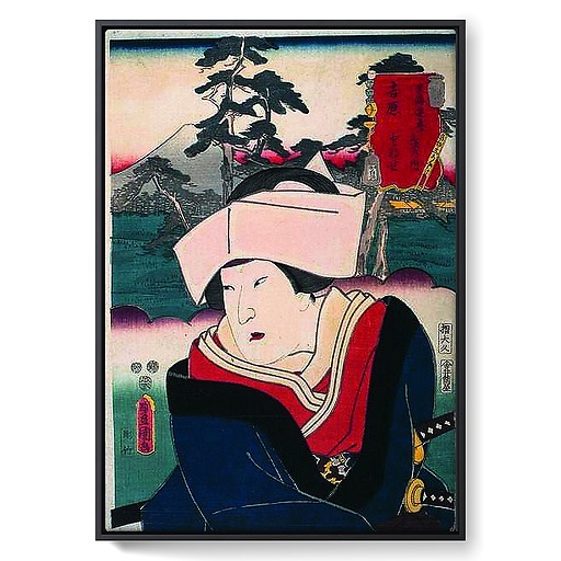 Tonase à Yoshiwara (framed canvas)