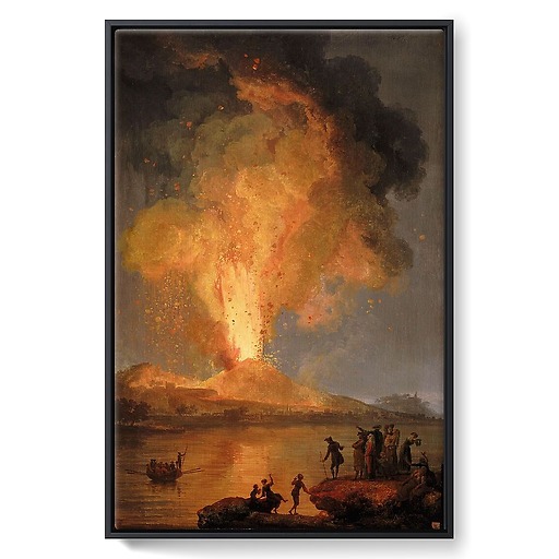 Éruption du Vésuve (détail) (framed canvas)