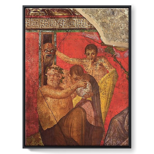 Fresque représentant une scène d'initiation aux mystères de Dionysos (détail) (toiles encadrées)