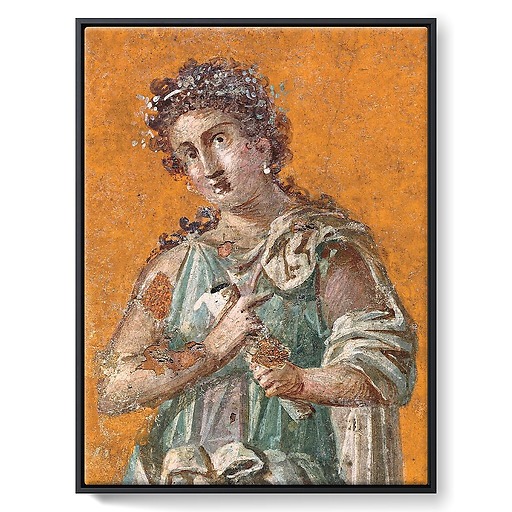 Fresque représentant Calliope, muse de la poésie épique (détail), 62-79 après J.-C. (toiles encadrées)