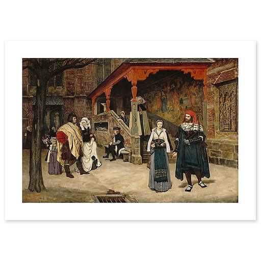 Rencontre de Faust et Marguerite, 1860 (art prints)