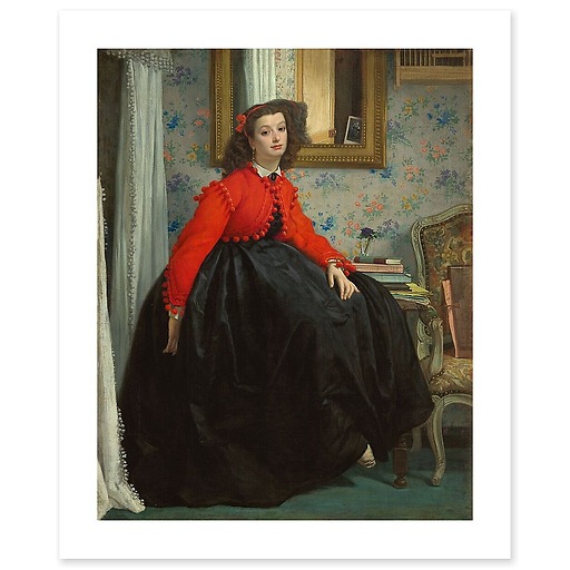 Portrait de Mlle L.L' (détail), 1864 (affiches d'art)