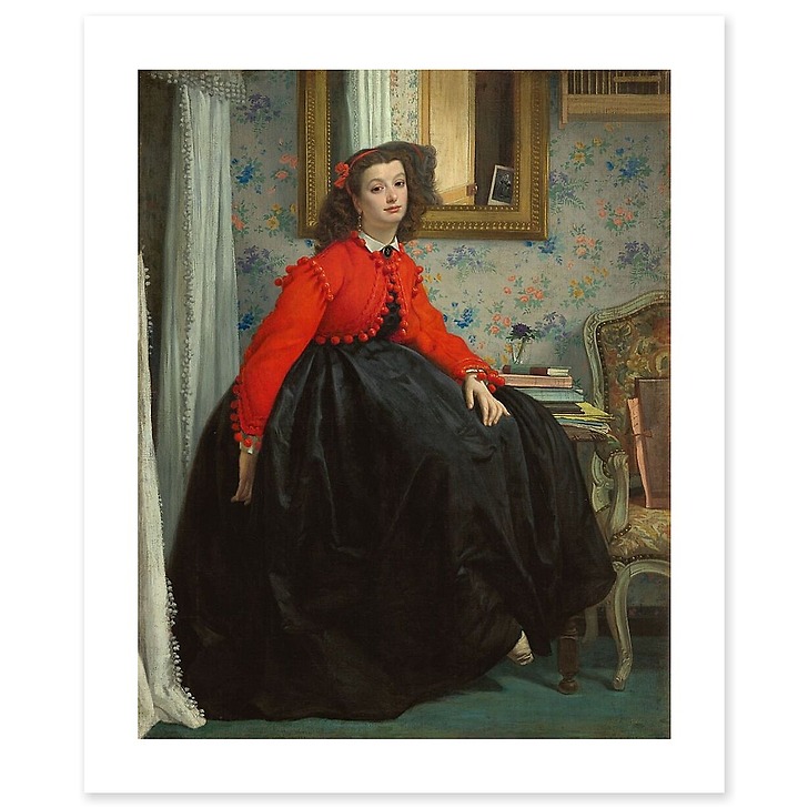 Portrait de Mlle L.L' (détail), 1864 (affiches d'art)
