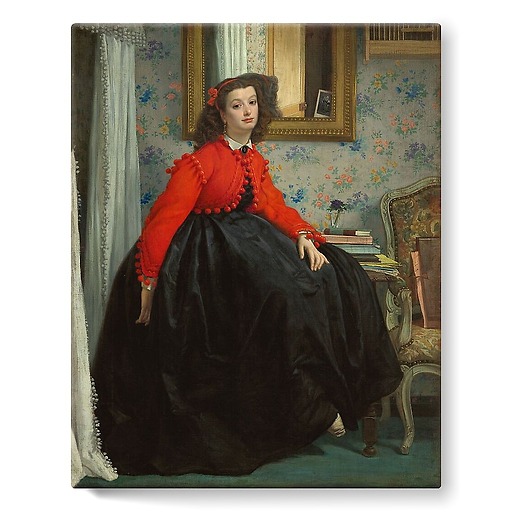 Portrait de Mlle L.L' (détail), 1864 (stretched canvas)