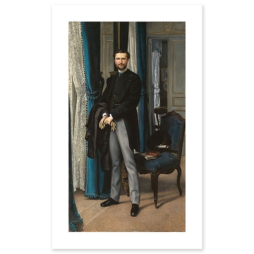 Portrait d'Aimé Seillière (détail), 1866 (art prints)