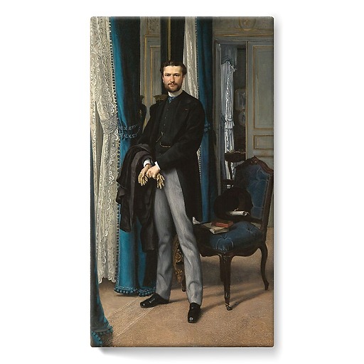 Portrait d'Aimé Seillière (détail), 1866 (stretched canvas)