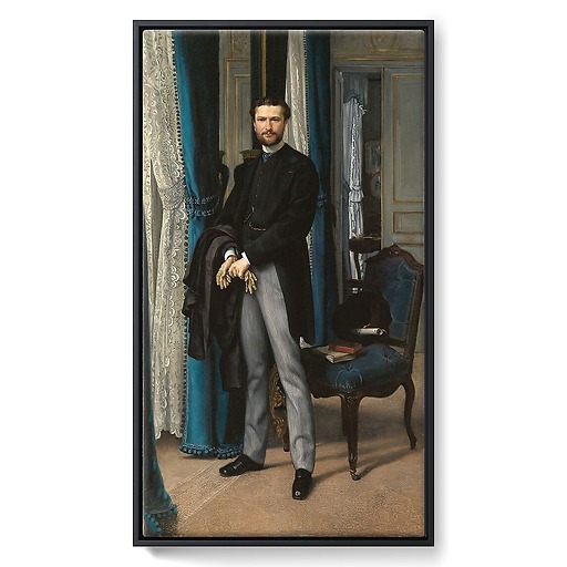 Portrait d'Aimé Seillière (détail), 1866 (framed canvas)