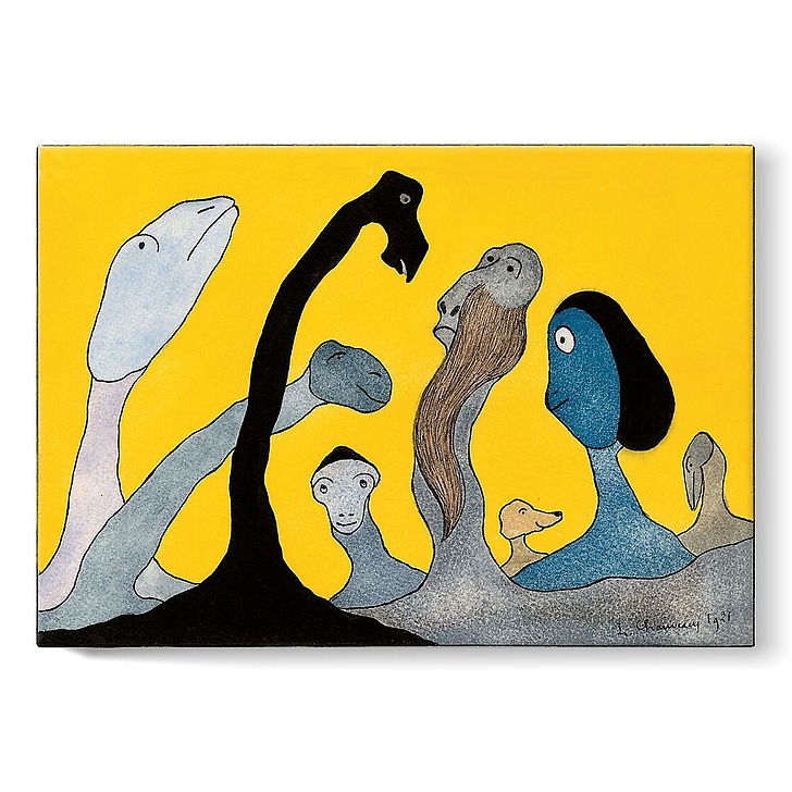 Paysages monstrueux, N°55, 1921 (toiles sur châssis)