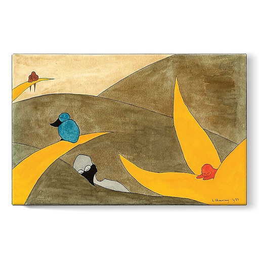 Paysages monstrueux, N°12, 1933 (stretched canvas)