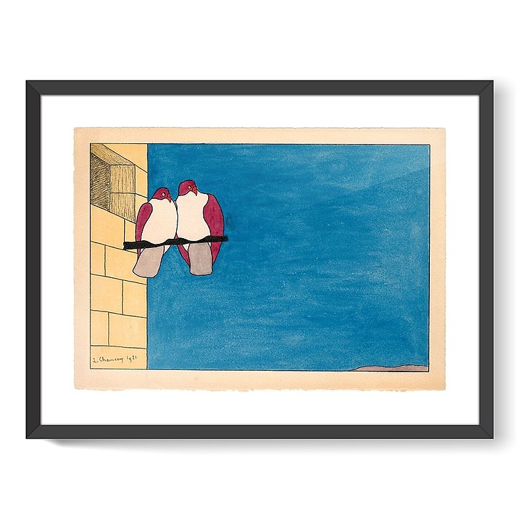 Les Deux Pigeons, 1921 (framed art prints)