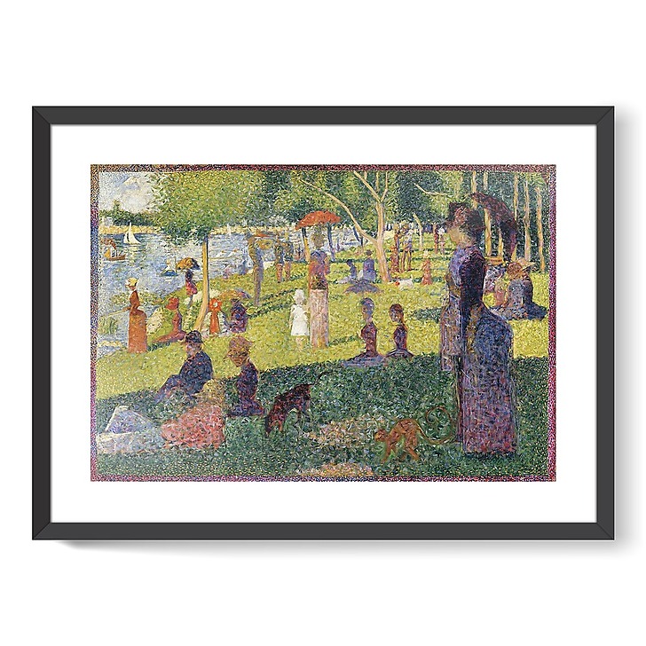 Étude pour « Un dimanche à la Grande Jatte » (affiches d'art encadrées)