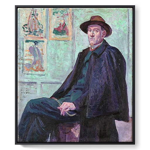 Portrait de Félix Fénéon (framed canvas)