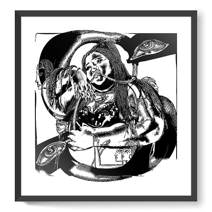 The New Alphabet — S (framed art prints)