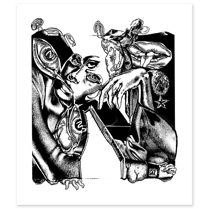 The New Alphabet — N (affiches d'art)