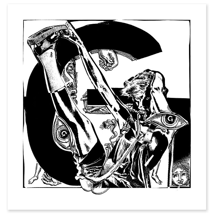 The New Alphabet — G (toiles sans cadre)